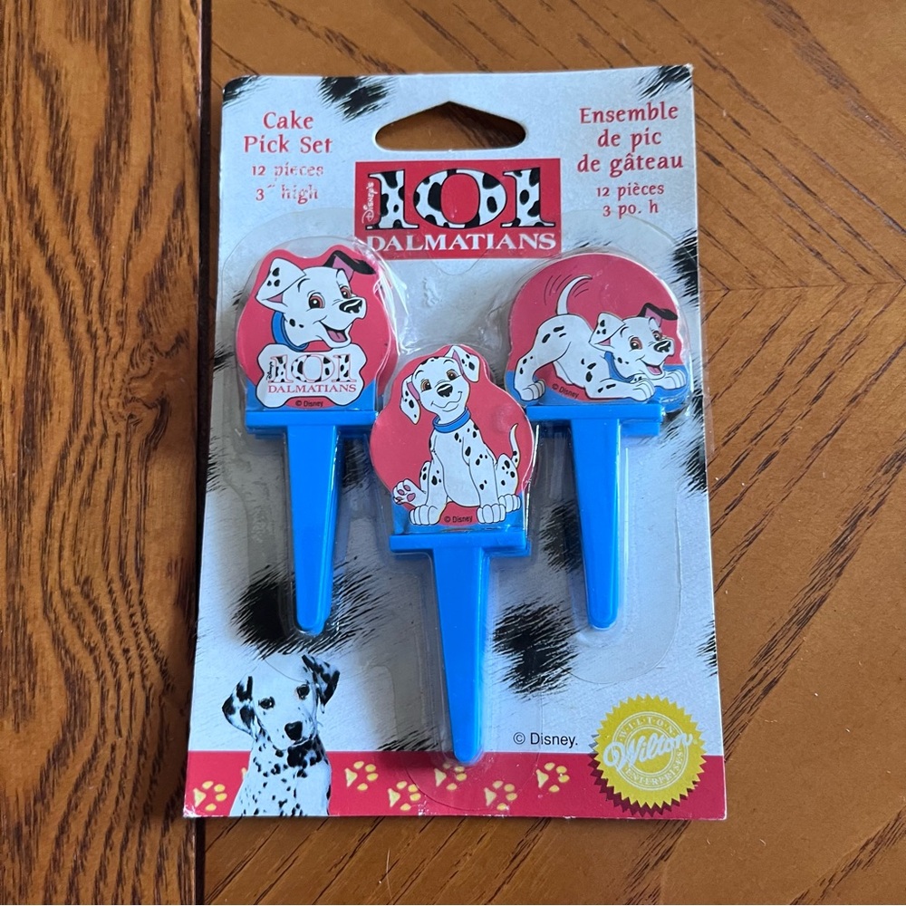 90’s Disney 101 Dalmatians Cake Pick Set